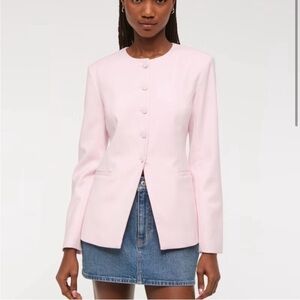🎁Like New Abercrombie Pink Blazer Large